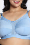 Zivame True Curv Shimmering Secrets Single Layered Non Wired Full Coverage Super Support Bra - Endless Sky — thumbnail 4